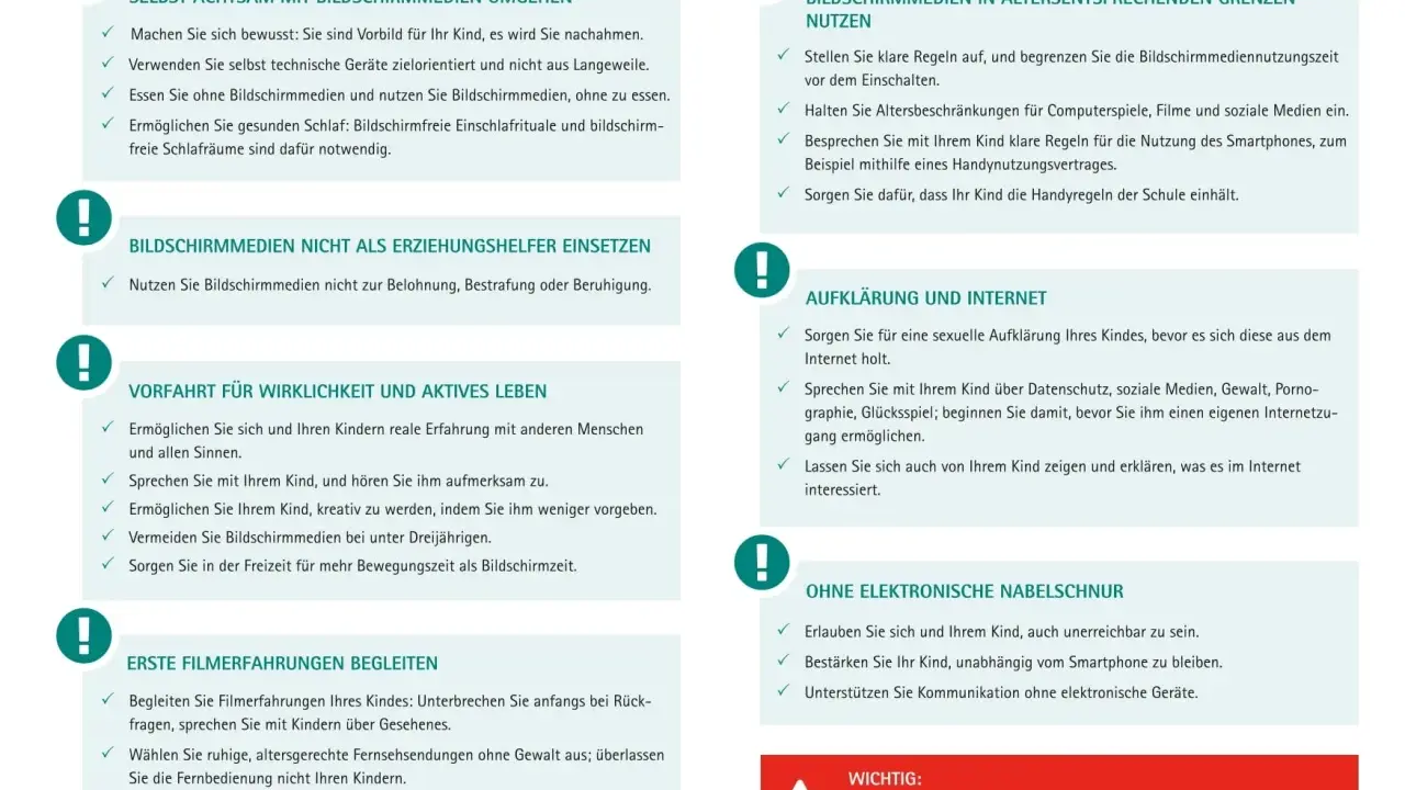 Medienzeit 14 Jahre: Klare Regeln für Bildschirmzeit, Altersgrenzen und Aufklärung über das Internet sind wichtig. Fördern Sie reale Erfahrungen.